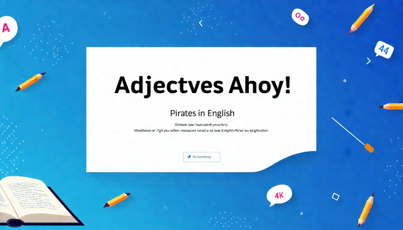 Adjectives Ahoy! Describing Pirates in English