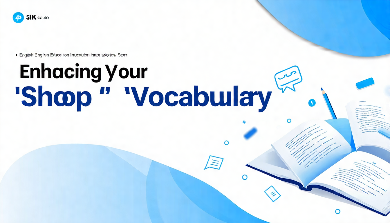 Descriptive Adjectives: Enhancing Your 'Shop' Vocabulary