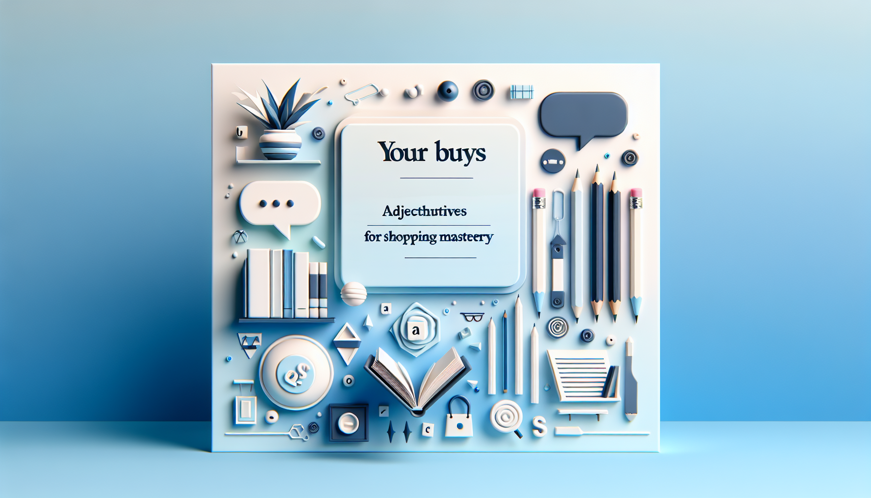 Describing Your Buys: Adjectives for Shopping Mastery