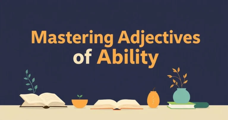 Illustration for Mastering Adjectives of Ability: A Comprehensive Guide