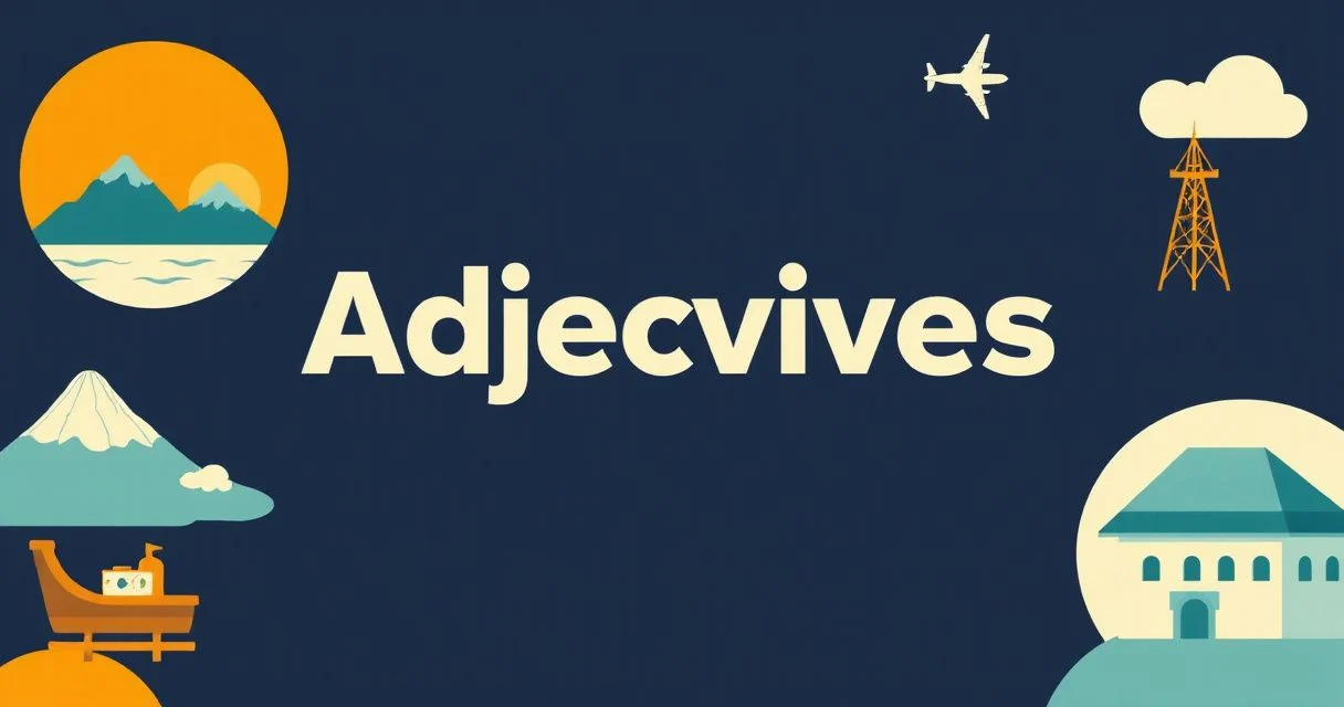 Illustration for Descriptive Adjectives: Painting Pictures of Adventure