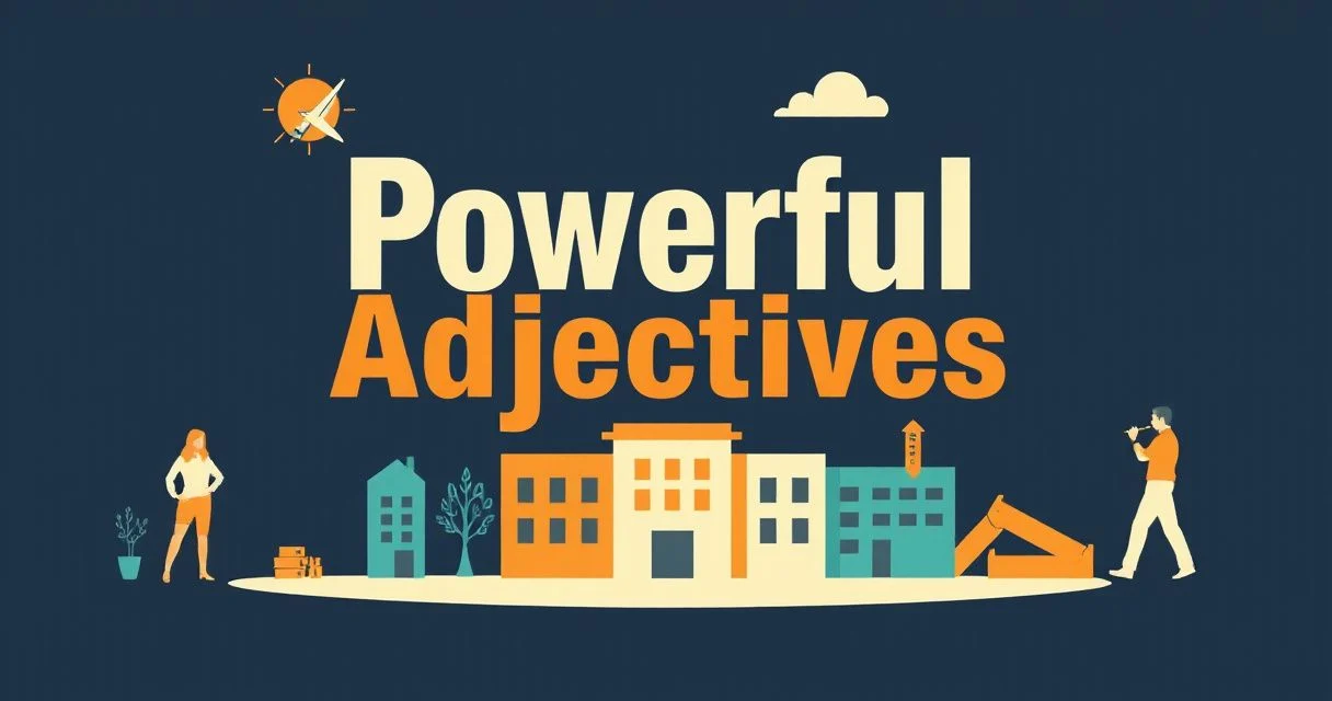 Illustration for Powerful Adjectives: Mastering Advertising Language