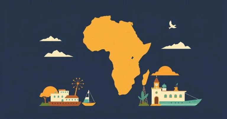 Illustration for Describing Africa: Mastering Adjectives for Vivid Language