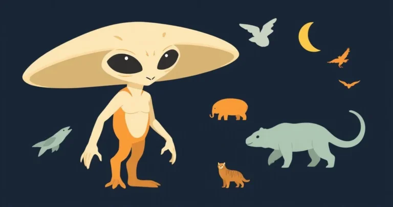 Illustration for Describing Extraterrestrials: A Guide to Alien Adjectives