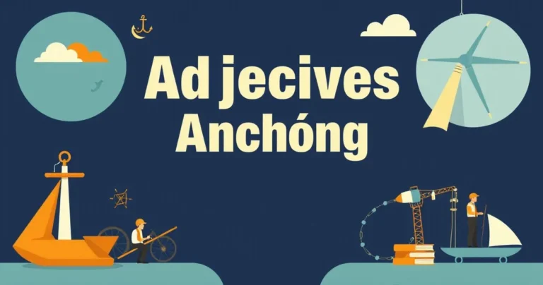 Illustration for Adjectives for Anchoring: Mastering Descriptive Language