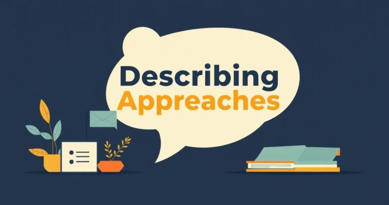 Illustration for Describing Approaches: Mastering Adjectives for Effective Communication