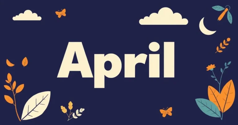 Illustration for Adjectives for April: A Comprehensive Guide
