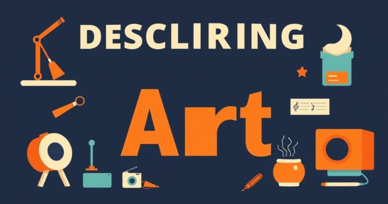 Illustration for Describing Art: Adjectives for Artists and Art Lovers