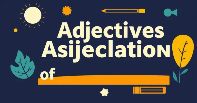 Illustration for Adjectives of Association: Mastering Relational Descriptions
