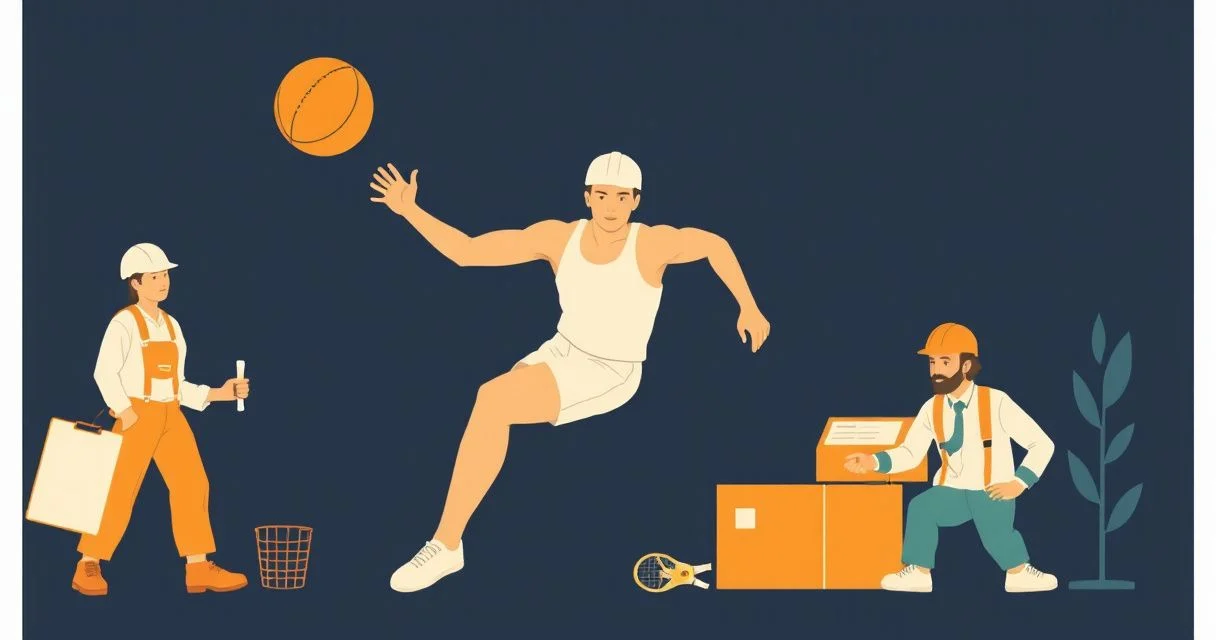 Illustration for Describing Athletic Prowess: A Guide to Adjectives for Athletes