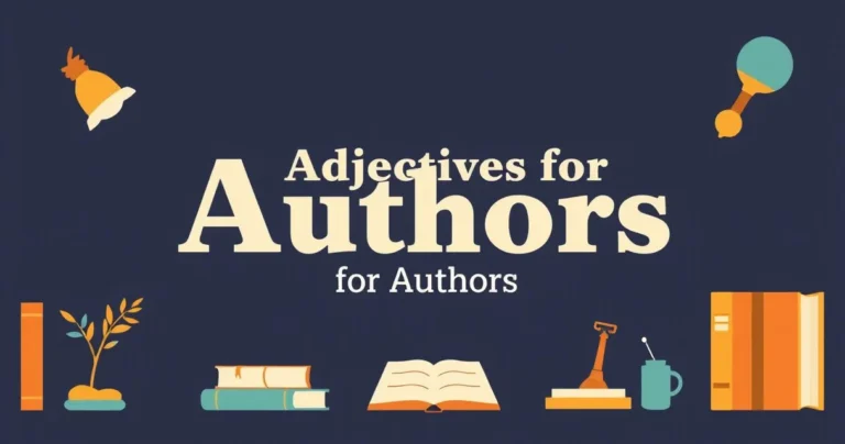 Illustration for Adjectives for Authors: Crafting Vivid Descriptions
