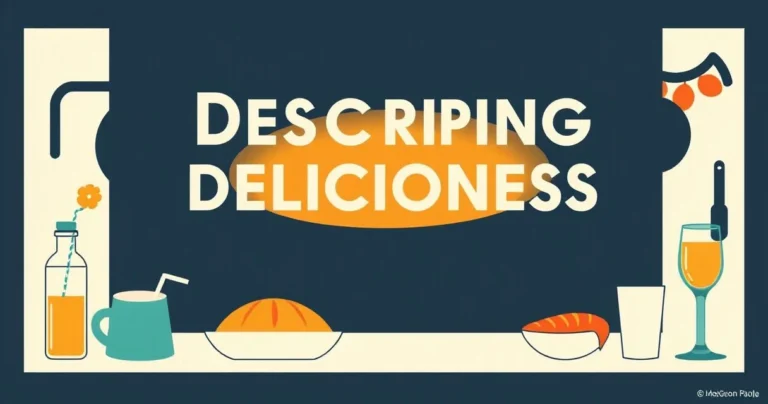 Illustration for Describing Deliciousness: Adjectives for Bakers and Their Creations
