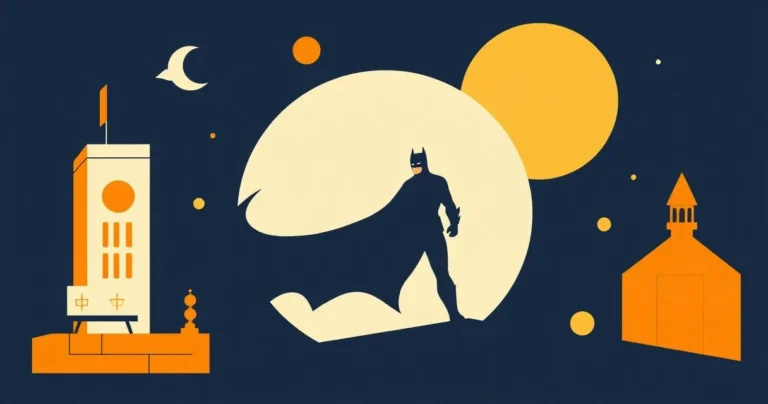 Illustration for Describing the Dark Knight: Adjectives for Batman