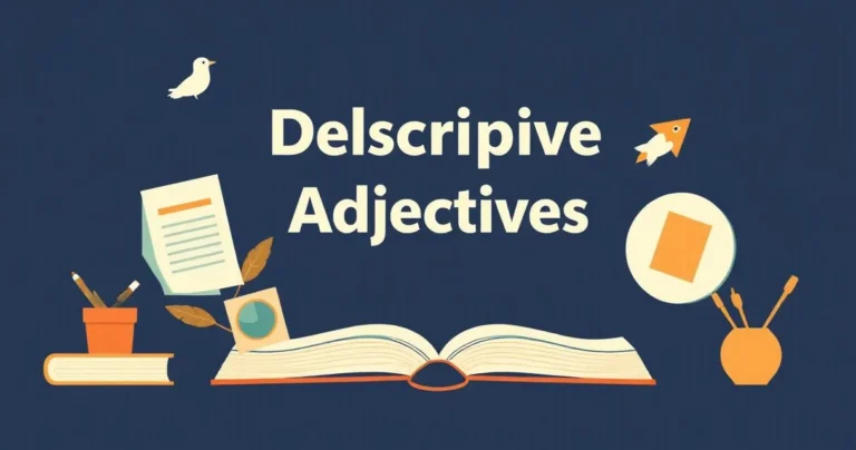 Illustration for Descriptive Adjectives for Biographies: A Grammar Guide