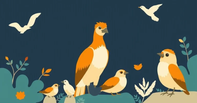 Illustration for Describing Our Feathered Friends: A Guide to Adjectives for Birds