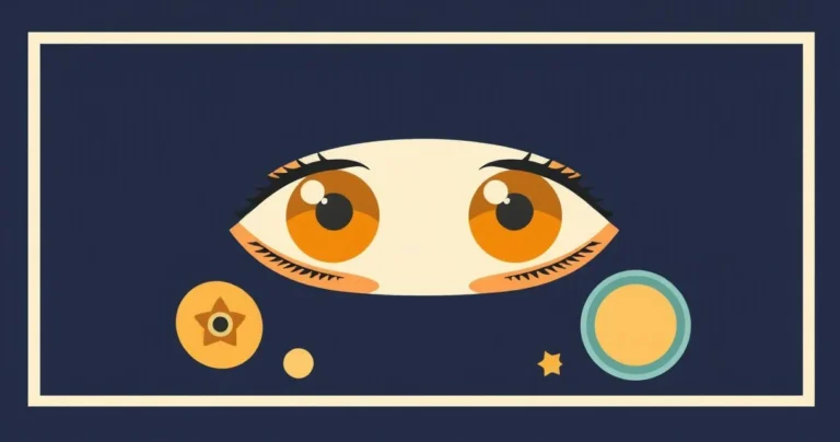 Illustration for Describing Azure Eyes: Adjectives for Blue Eyes