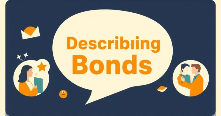 Illustration for Describing Bonds: A Comprehensive Guide to Adjectives