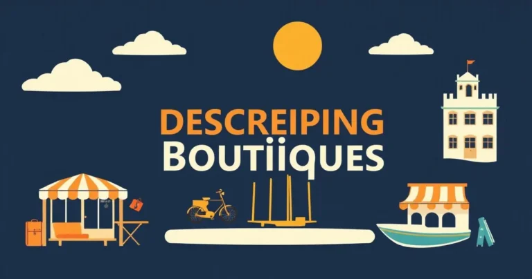 Illustration for Describing Boutiques: A Guide to Adjectives