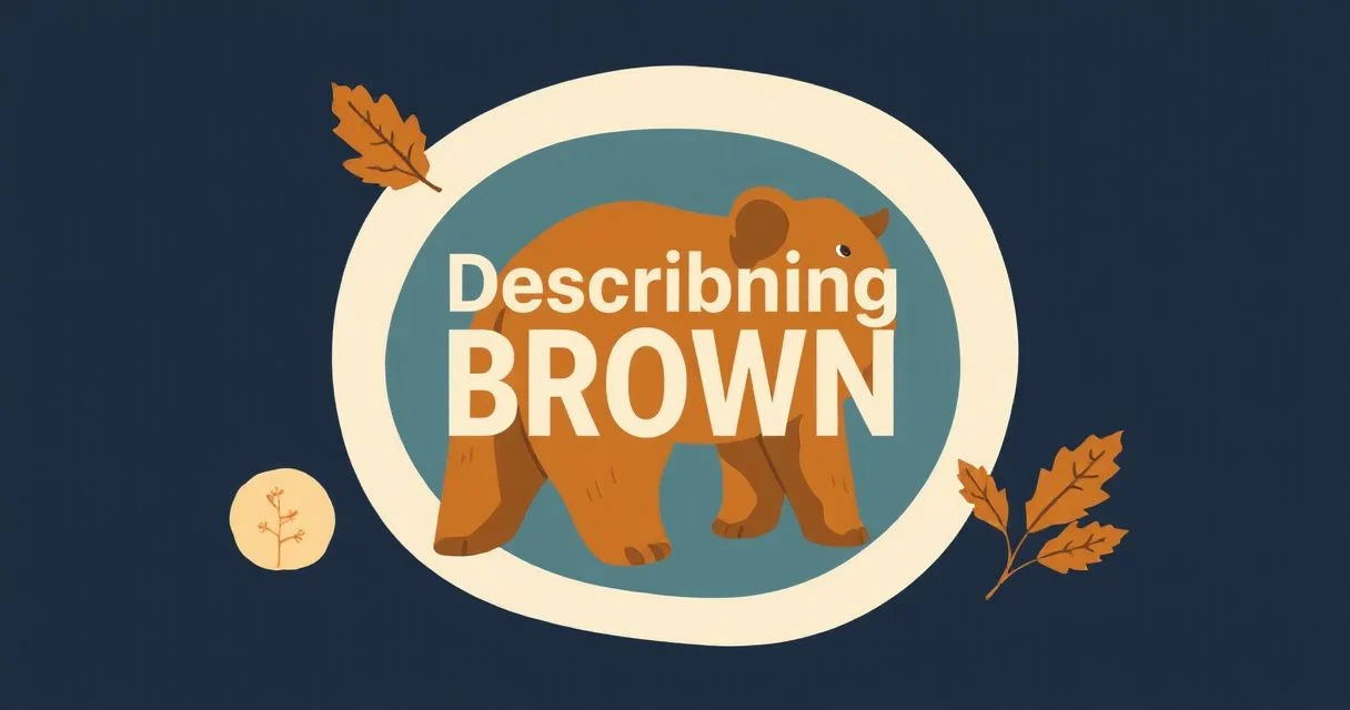 Illustration for Describing Brown: A Comprehensive Guide to Adjectives