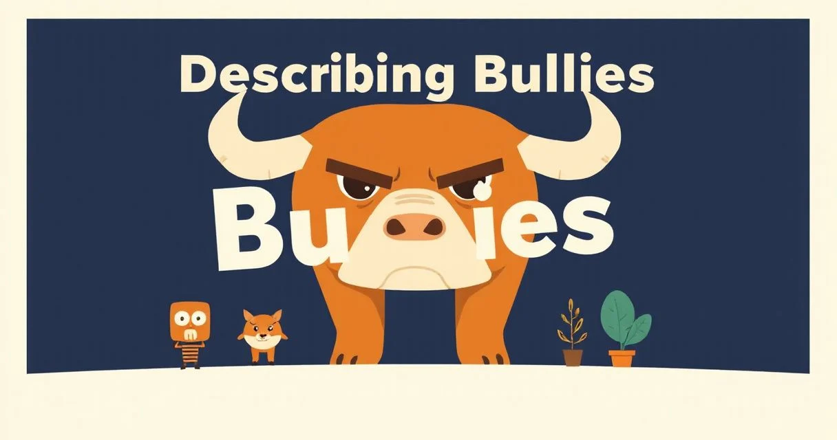 Illustration for Describing Bullies: A Guide to Adjectives