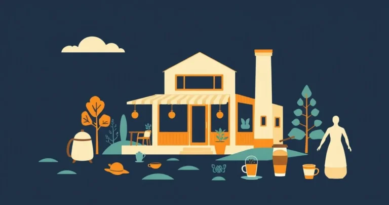 Illustration for Describing Your Coffee Haven: Adjectives for Cafes