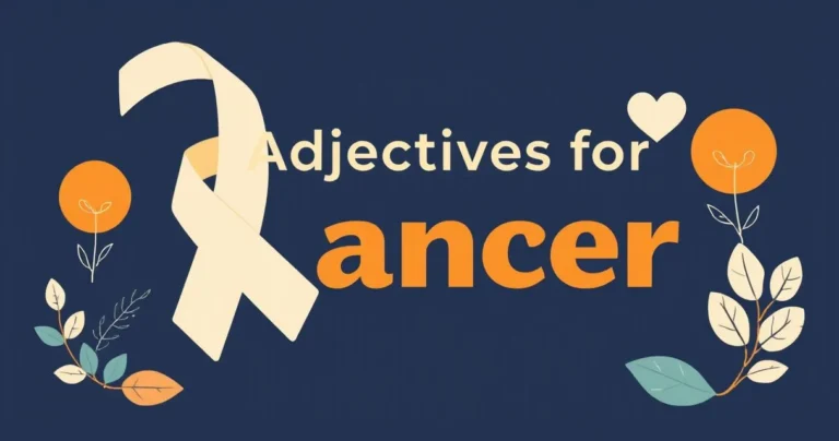 Illustration for Adjectives for Cancer: A Comprehensive Grammar Guide