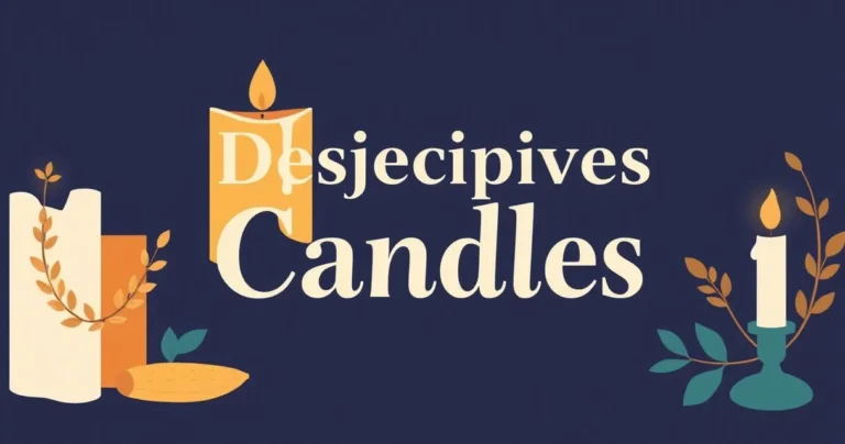 Illustration for Descriptive Adjectives for Candles: A Comprehensive Guide