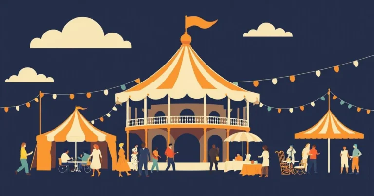 Illustration for Describing Carnival: Mastering Adjectives for Festive Fun