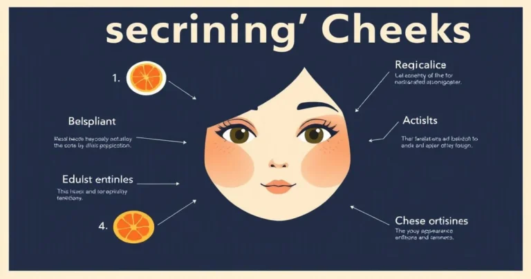 Illustration for Describing Cheeks: Mastering Adjectives for Radiant Expression