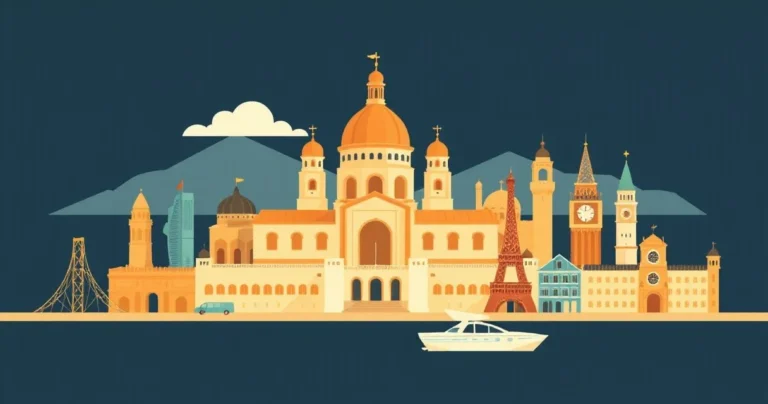 Illustration for Describing Cities: A Guide to Adjectives for Urban Landscapes