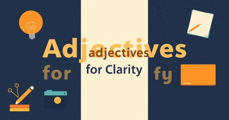 Illustration for Using Adjectives for Clarity: A Comprehensive Guide