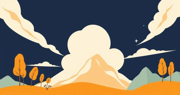 Illustration for Describing Skies: A Guide to Adjectives for Clouds