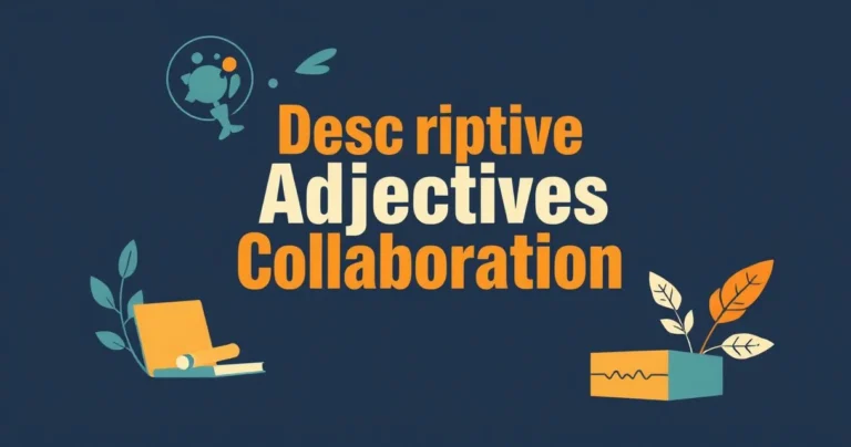 Illustration for Descriptive Adjectives for Effective Collaboration
