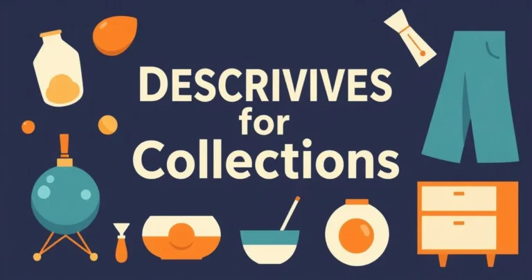 Illustration for Descriptive Adjectives for Collections: A Comprehensive Guide