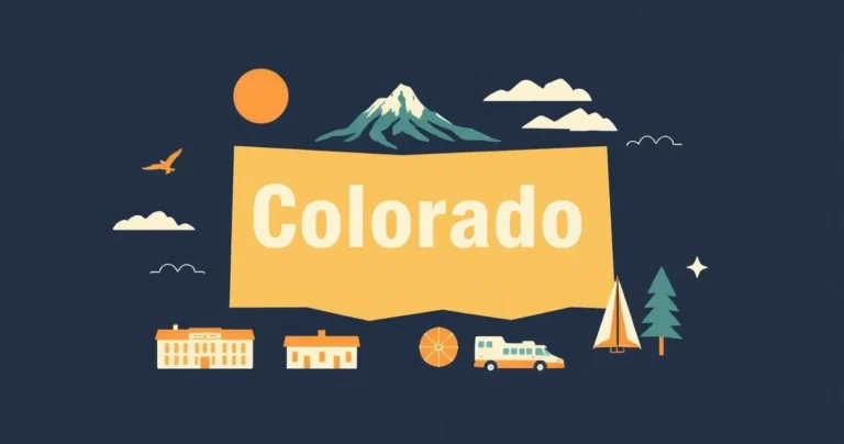 Illustration for Colorado Adjectives: Describing the Centennial State