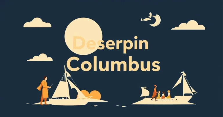 Illustration for Describing Columbus: A Guide to Adjectives