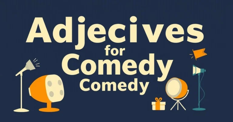 Illustration for Adjectives for Comedy: A Humorous Guide to Describing Funny