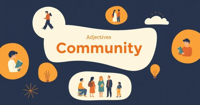 Illustration for Adjectives for Community: A Comprehensive Guide