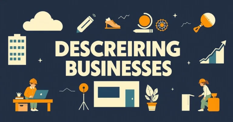 Illustration for Describing Businesses: Adjectives for Company Success