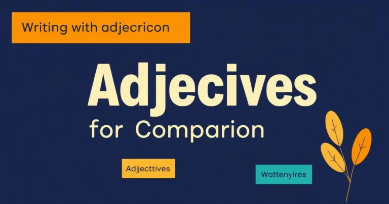 Illustration for Adjectives for Comparison: Mastering Comparative Forms