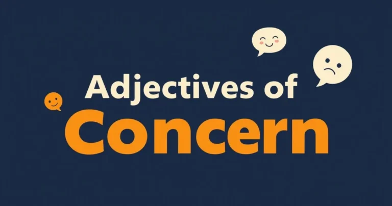 Illustration for Adjectives of Concern: Expressing Worry and Anxiety