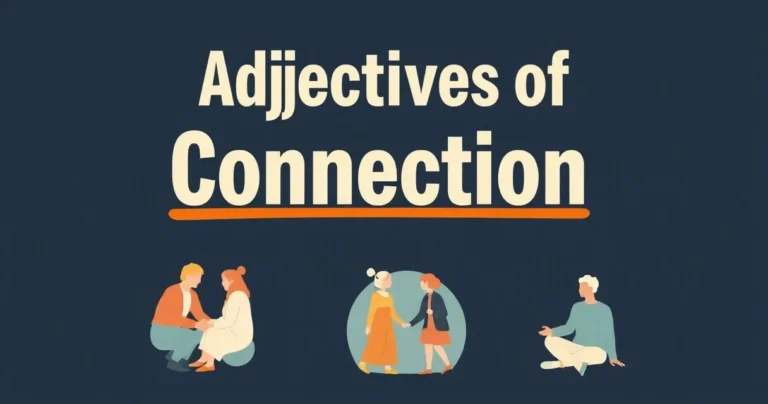 Illustration for Adjectives of Connection: Mastering Relationship Descriptors
