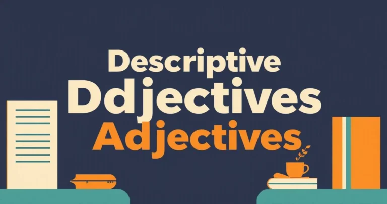 Illustration for Descriptive Adjectives: Enhancing Conversational English