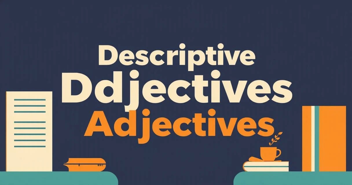 Illustration for Descriptive Adjectives: Enhancing Conversational English