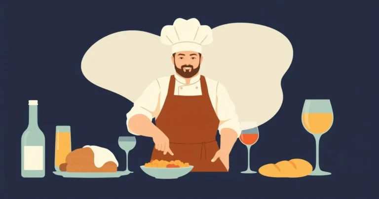 Illustration for Describing Culinary Masters: Adjectives for Cooks