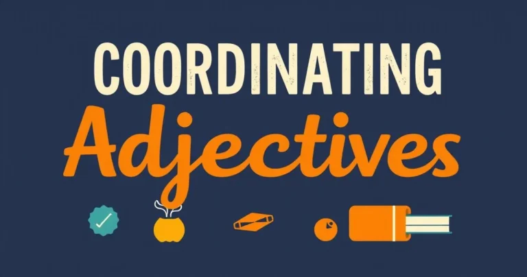 Illustration for Coordinating Adjectives: Mastering Parallel Descriptions