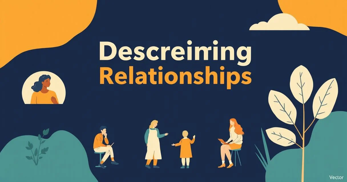 Illustration for Describing Relationships: Adjectives for Couples