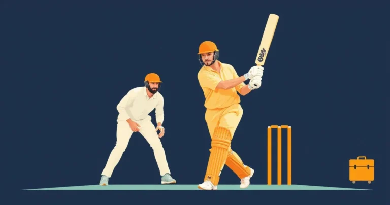 Illustration for Describing Cricketers: Mastering Adjectives in English