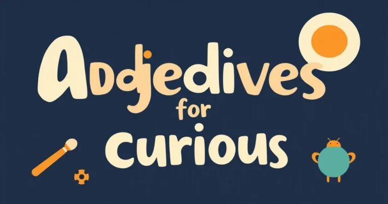 Illustration for Adjectives for the Curious: A Comprehensive Guide