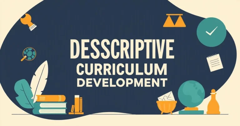 Illustration for Descriptive Adjectives for Curriculum Development